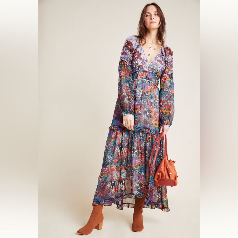 Anthropologie Maeve Annabell Maxi